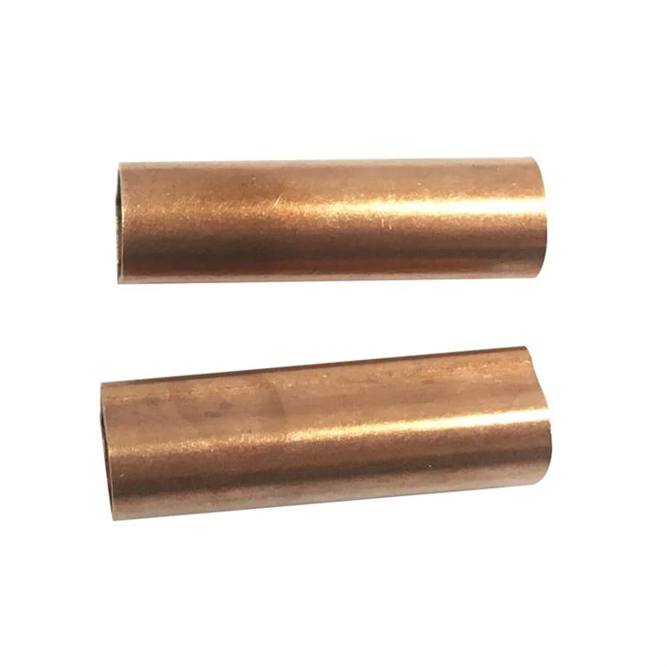 Tubo de cobre com arredondamento lateral