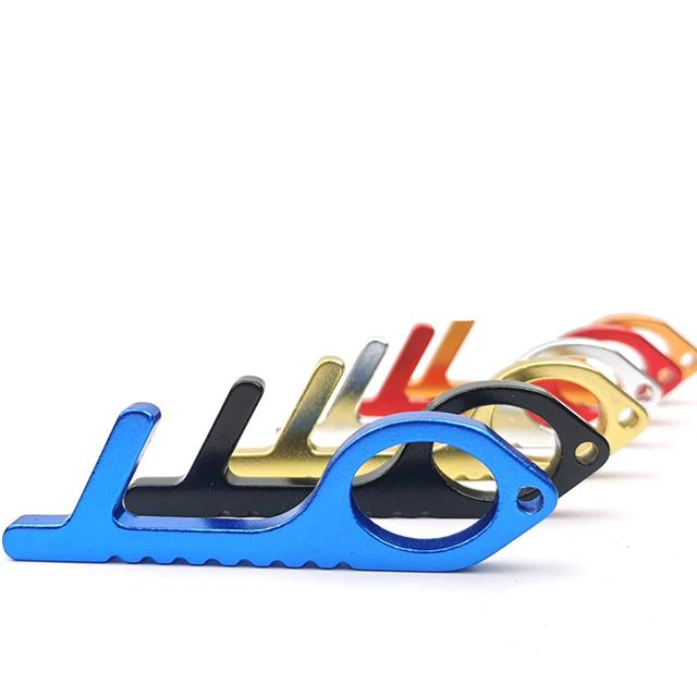 Hygiene Hand Antimicrobial Aluminum EDC Door Opener